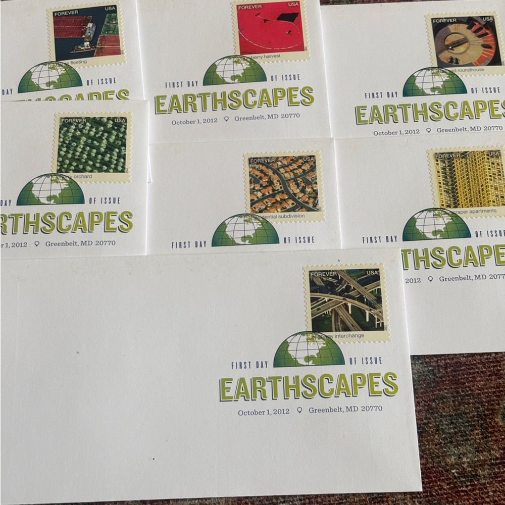 Earthscapes First Day of Issue Stamps